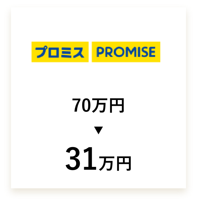 プロミスでの減額成功例